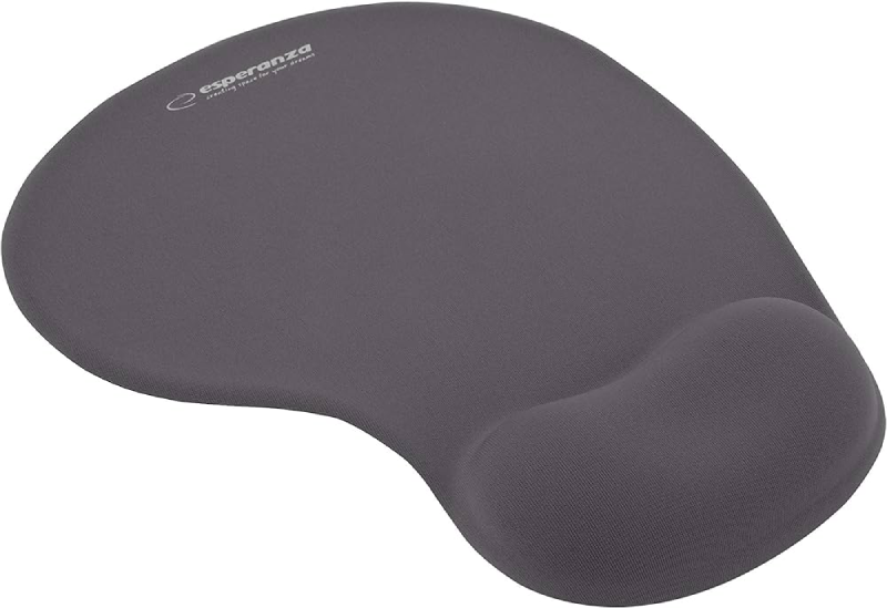 Esperanza Gel Mouse Pad 230mm με Στήριγμα καρπού Γκρι