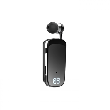 Egoboo Clip+go In-ear Bluetooth Handsfree Ακουστικά Μαύρα