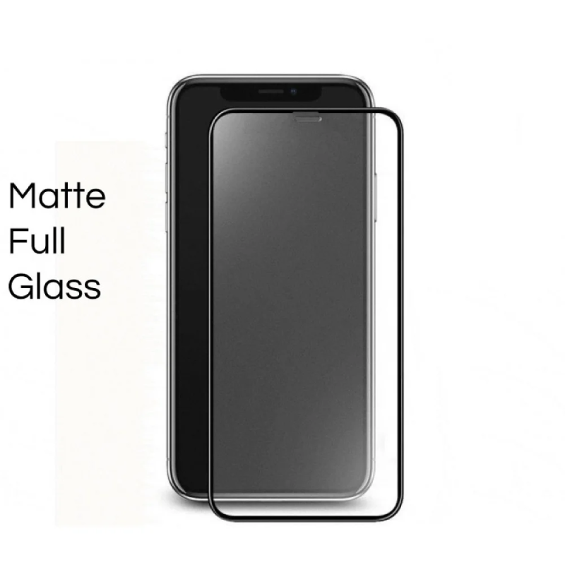 Matte Shiny Edge- Big Curved Edge-Tempered Glass Iphone 15 Pro Max