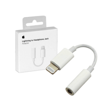 Apple Μετατροπέας Lightning male σε 3.5mm female Λευκό