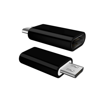 Powertech Μετατροπέας micro USB male σε USB-C female OTG (CAB-UC020)