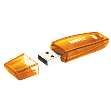 Emtec C410 Color Mix 2.0 128GB USB 2.0 Stick Πορτοκαλί