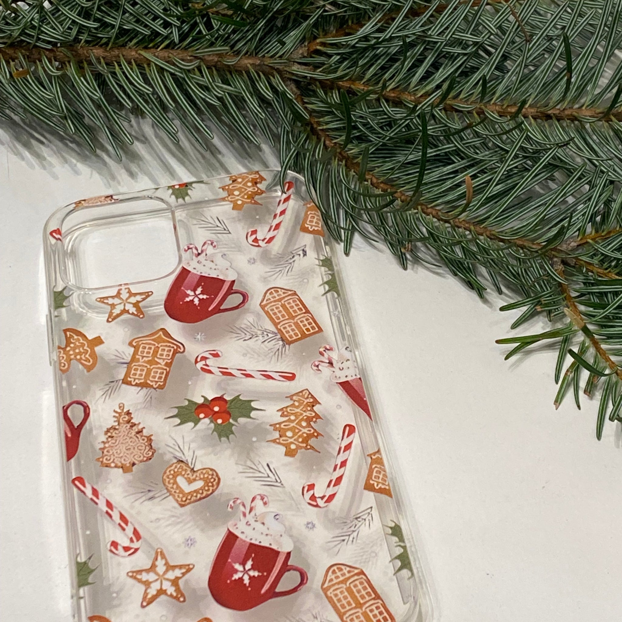 Χριστουγεννιάτικη Θήκη Σιλικόνης Gingerbread Για Iphone 12/ Iphone 12 Pro