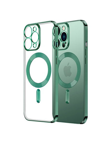 ObaStyle Plated Magnetic Clear Soft Cover Case Iphone 13 Λαδί