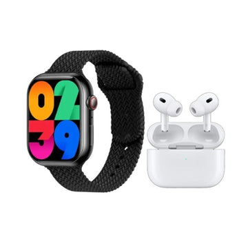 KW55 MAX 49mm Smartwatch με Παλμογράφο (Μαύρο)