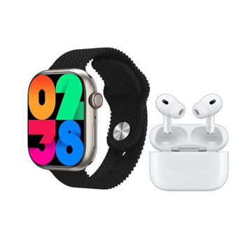 KW55 MAX 49mm Smartwatch με Παλμογράφο (Ασημί)