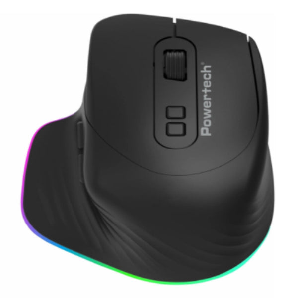 Powertech PT-1253 Ασύρματο Gaming Ποντίκι Μαύρο