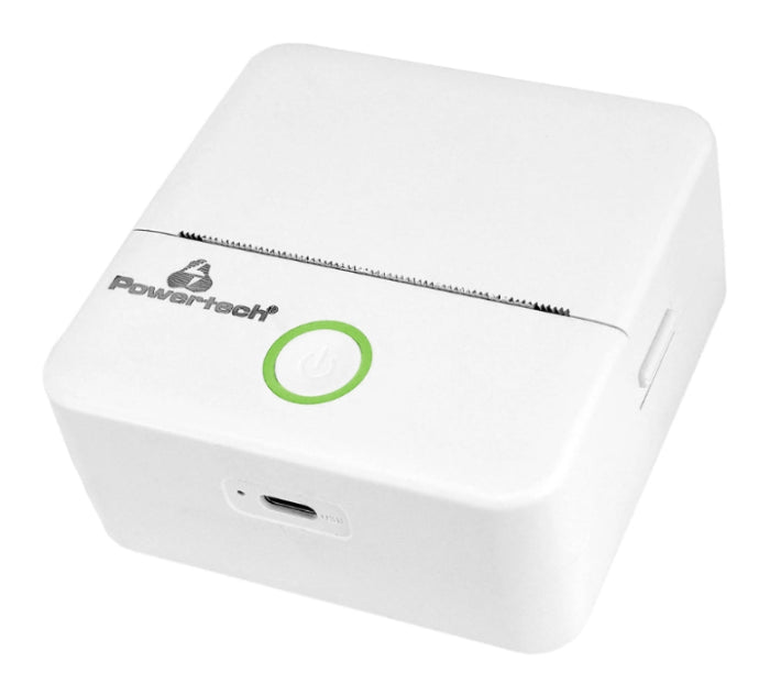 Powertech PT-1420 Θερμικός Εκτυπωτής για Φωτογραφίες με Bluetooth