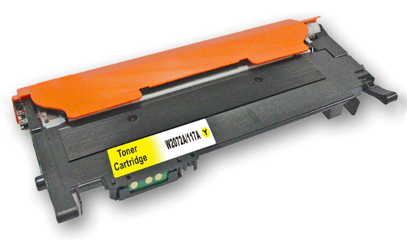 Premium Συμβατό Toner για Laser Εκτυπωτή HP W2072A-117A 700 Σελίδων Κίτρινο