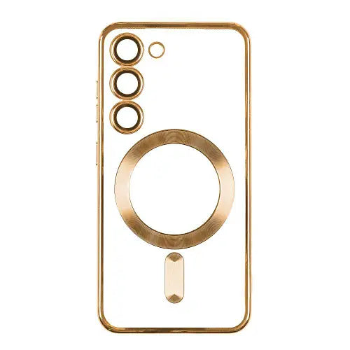 Magsafe Clear Soft Cover Case Samsung S21 Gold