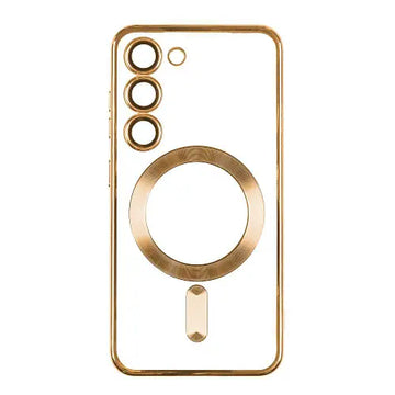 Magsafe Clear Soft Cover Case Samsung S21 Gold