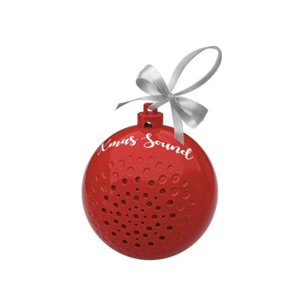 SBS Music Hero Christmas Ball Ηχείο Bluetooth 3W Κόκκινο