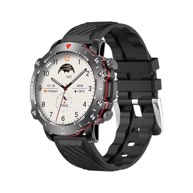 Smartwatch Lg78 Pro Ip68 Αδιάβροχο Οξυγόνο Αίματος Θερμοκρασία Σώματος Σπορ Μαύρο Μαύρo Πλαστικό Σιλικόνη Android Ios