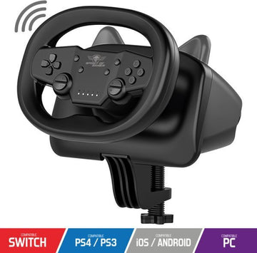 Spirit of Gamer Race Wheel Pro Air Ασύρματη Τιμονιέρα για PC / PS3 / PS4 / Switch με 270° Περιστροφής