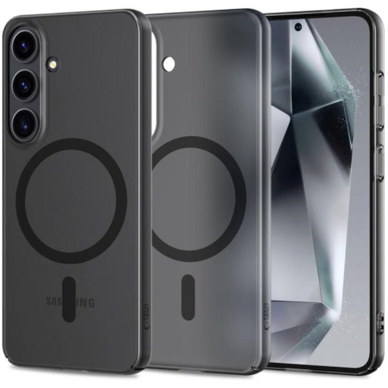 Tech-Protect Magslim Back Cover Πλαστικό / Σιλικόνης Ανθεκτικό Μαύρο (Galaxy S25)