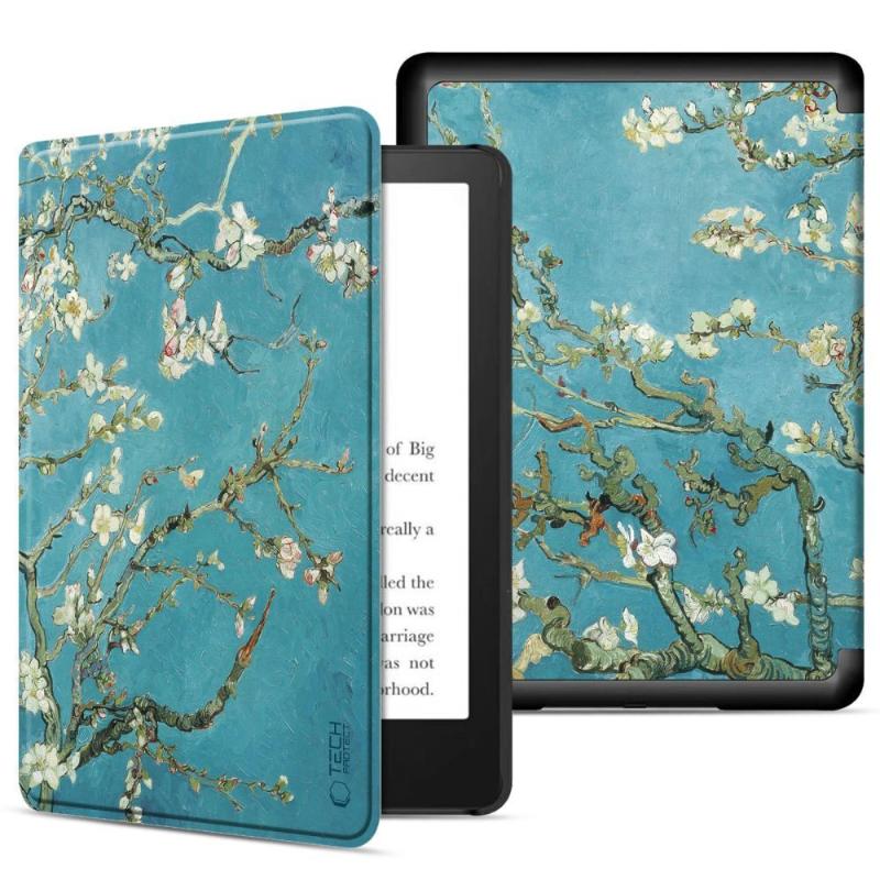 Tech-Protect Smartcase Flip Cover Sakura Kindle Paperwhite VI, Colorsoft, Signature Edition