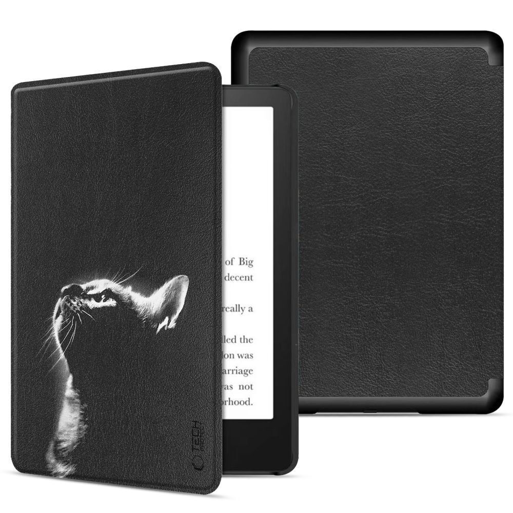 Tech-Protect Smartcase Flip Cover Μαύρο Kindle 11, Kindle 12 (2022, 2024)