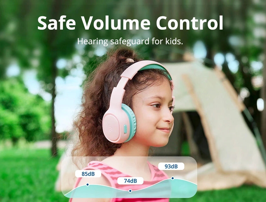 Tronsmart KH02 Ασύρματα / Ενσύρματα On Ear Ακουστικά με 45 ώρες Λειτουργίας Ροζ