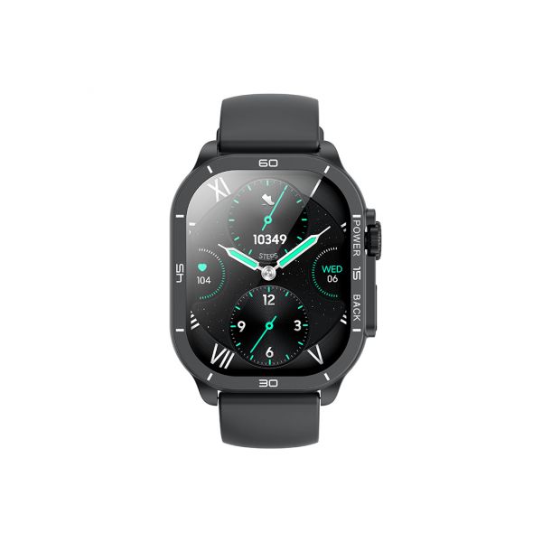 XO J12 Smartwatch με Παλμογράφο (Ανθρακί)