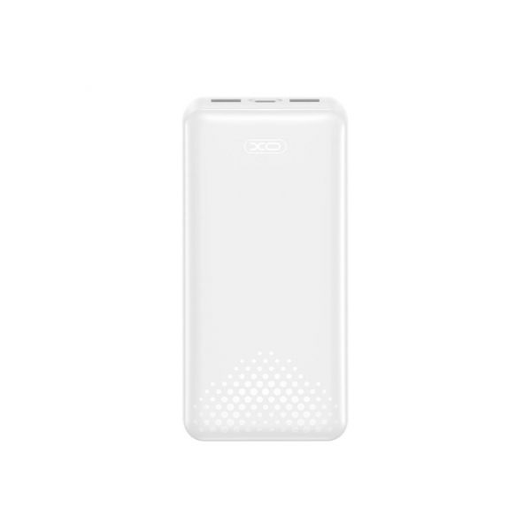 XO PB313 Powerbank 20000mAh Λευκό + ΔΩΡΟ Καλώδιο 3 in 1