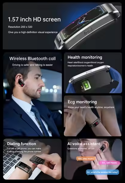 Z15 MAX Smartwatch με Παλμογράφο (Λευκό)