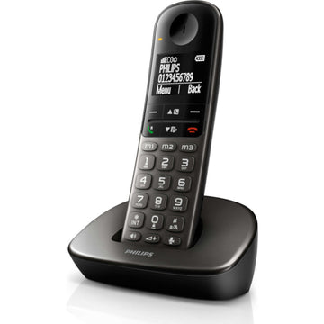 ΑΣΥΡΜΑΤΟ ΤΗΛΕΦΩΝΟ PHILIPS XL4901DS GRS black με ΜΕΓΑΛΑ ΠΛΗΚΤΡΑ