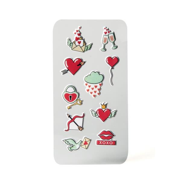 CELLY STICKER 3D FOR SMARTPHONE HEARTS