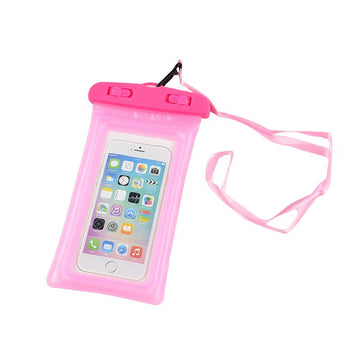 Transparent Waterproof Bag Αδιάβροχη έως 6.2'' Ροζ