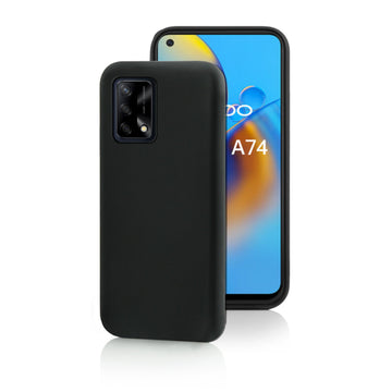 FONEX TPU CASE 0.6mm OPPO A74 5G black backcover