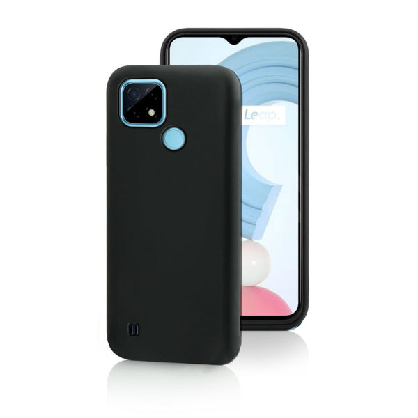FONEX TPU CASE 0.6mm REALME C21 black backcover