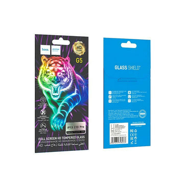 Hoco G5 2.5D 0.33mm Full Face Tempered Glass Μαύρο (iPhone 13 / 13 Pro)