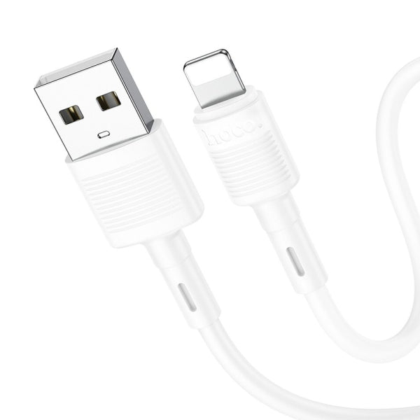 HOCO USB TO LIGHTNING DATA CABLE 1m 2.4A X83 white