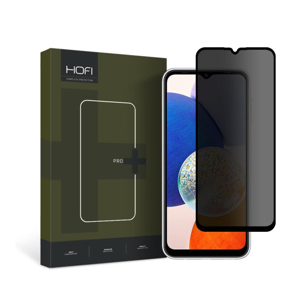 HOFI ANTI SPY FULL FACE PRIVACY TEMPERED GLASS SAMSUNG A14 4G / A14 5G black