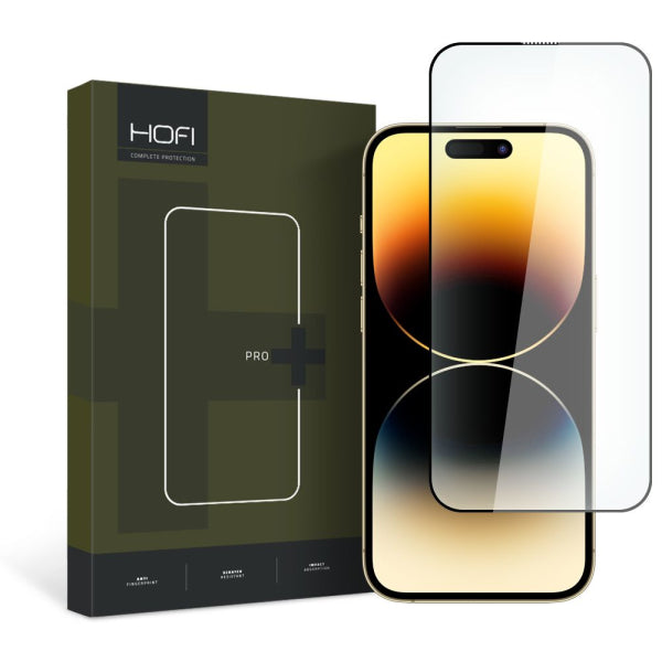 HOFI FULL FACE TEMPERED GLASS IPHONE 15 PRO black