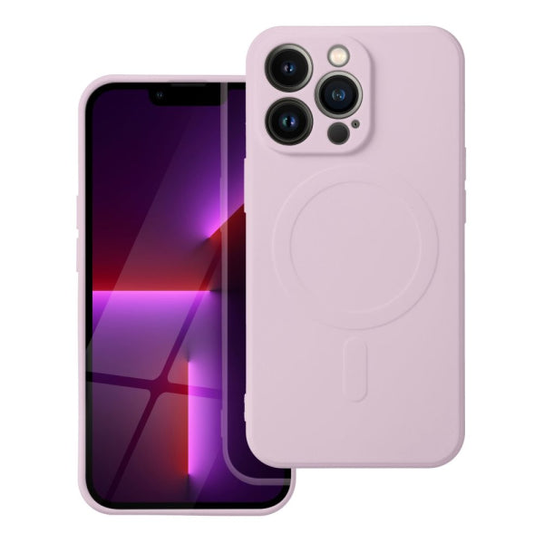 iS TPU SILICONE MAG IPHONE 13 PRO MAX pink backcover