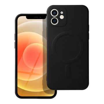 Mag Cover Back Cover Σιλικόνης Ανθεκτική Μαύρο (iPhone 13 Pro)