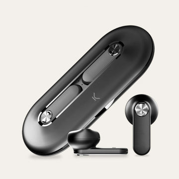 Ksix BLUETOOTH TWS LEAF EARBUDS TRUE WIRELESS black