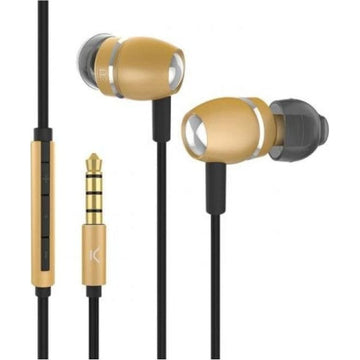 Ksix HANDSFREE SKY ALUMINIUM STEREO UNIVERSAL gold