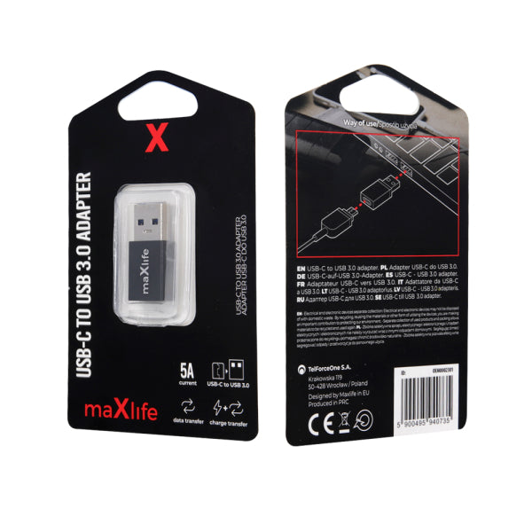 MAXLIFE ADAPTER TYPE C to USB 3.0