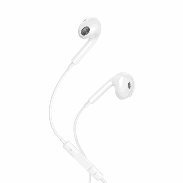 MAXLIFE HANDSFREE EARPHONES STEREO TYPE C CONNECTOR white