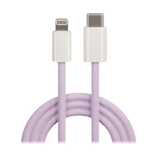 MAXLIFE TYPE C TO LIGHTNING DATA CABLE 20W 1m purple