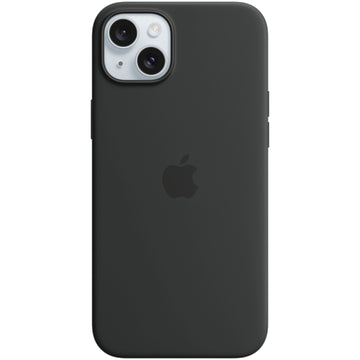 Apple Back Cover Σιλικόνης Μαύρο (iPhone 15 Plus)