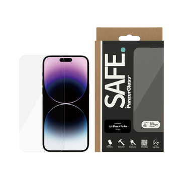 SAFE. by PanzerGlass Screen Protector Apple iPhone 14 Pro Max | Ultra-Wide Fit