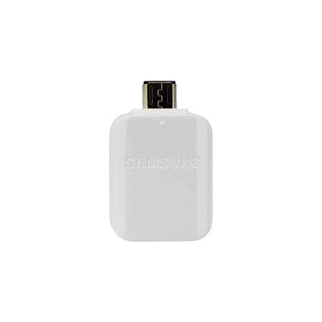 Samsung Μετατροπέας micro USB male σε USB-A female Λευκό (GH98-40216A)