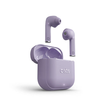 SBS Free In-ear Bluetooth Handsfree Ακουστικά Μωβ