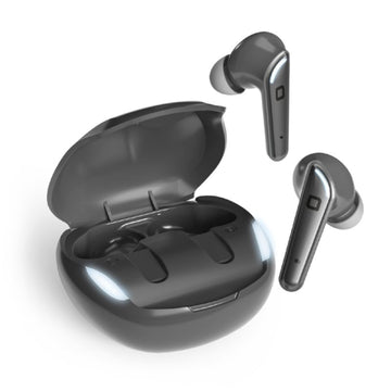 SBS Twin Space In-ear Bluetooth Handsfree Ακουστικά με Θήκη Φόρτισης Black