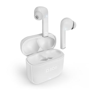 SBS TWS Beat Free In-ear Bluetooth Handsfree Ακουστικά με Θήκη Φόρτισης Λευκά