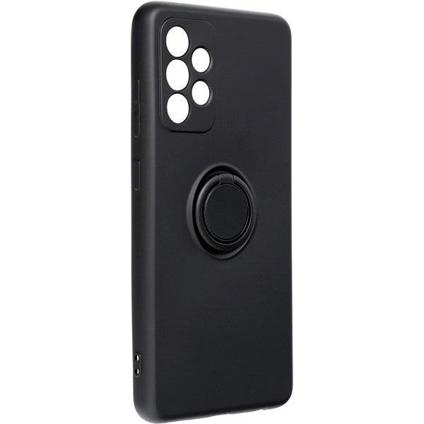 Senso Ring Back Cover Σιλικόνης Μαύρο (Galaxy M52)