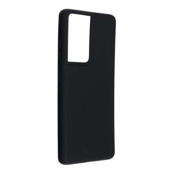 Senso Soft Touch Back Cover Σιλικόνης Μαύρο (Galaxy S21 Ultra 5G)