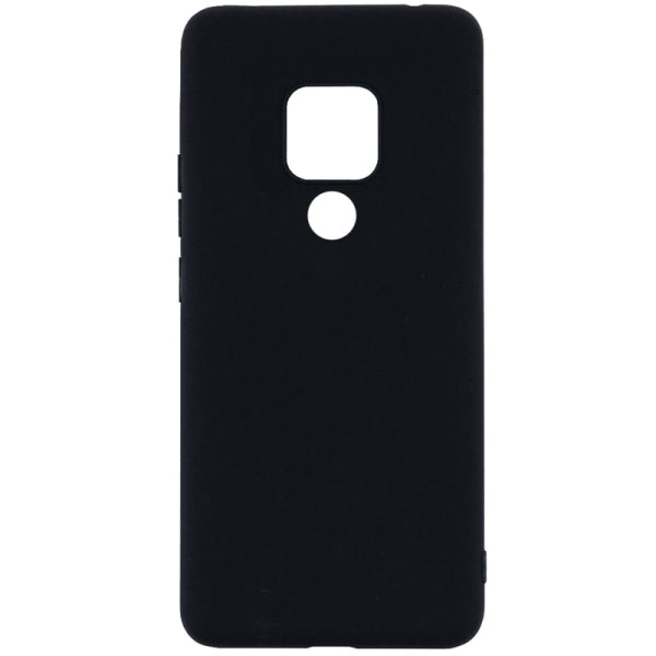 Senso Soft Touch Back Cover Σιλικόνης Μαύρο (Huawei Mate 20 X)